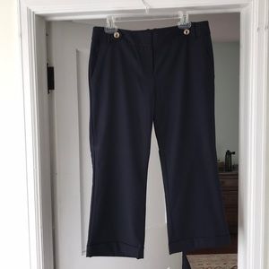 Limited navy crop pants